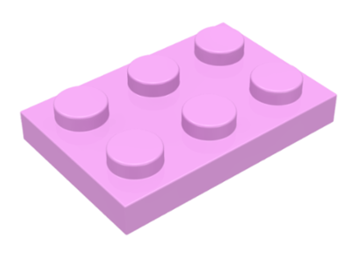 Lego Plate 2 x 3 Parts Pieces Lot Building Blocks ALL COLORS