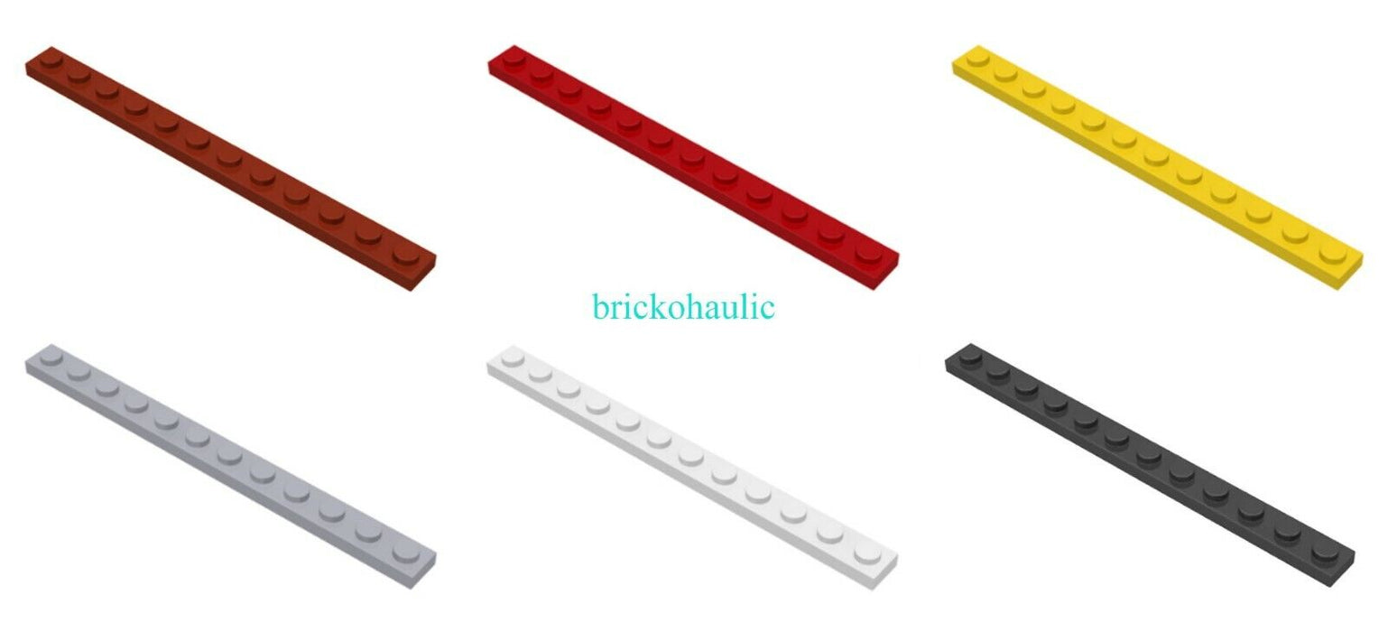 Lego Plate 1 x 12 Parts Pieces Lot Building Blocks ALL COLORS