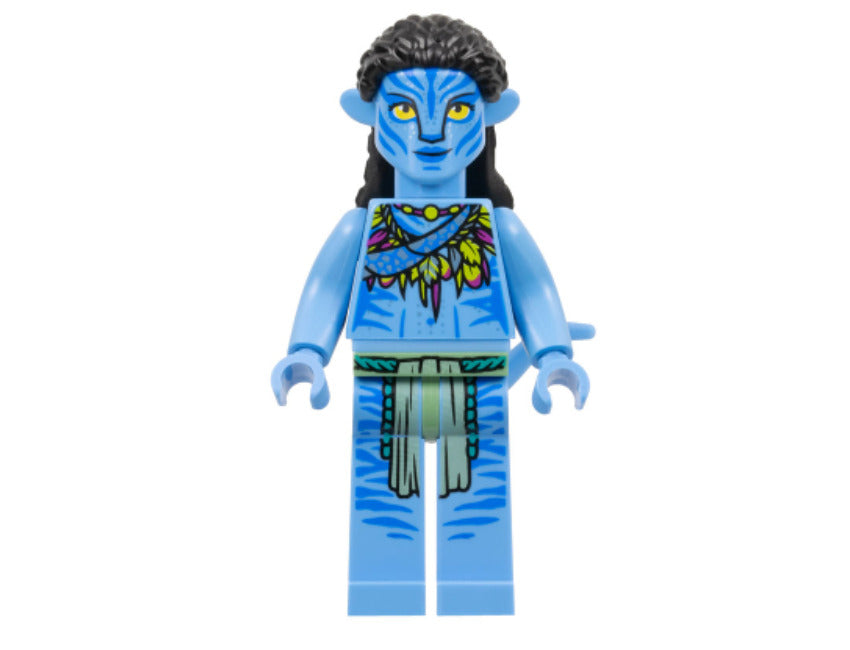 Lego Neytiri 75574 Lime and Magenta Feather Necklace Avatar Minifigure