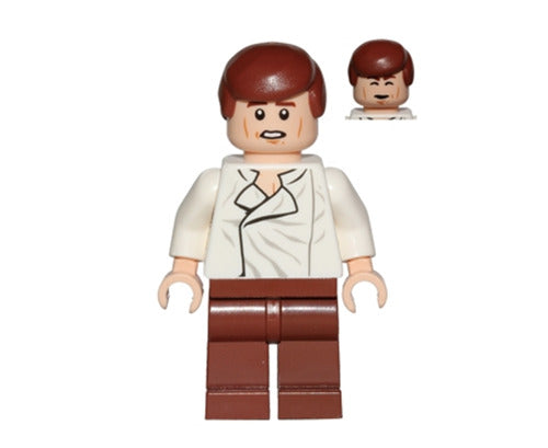 Lego Han Solo 75060 Dual Sided Head Episode 4/5/6 Star Wars Minifigure