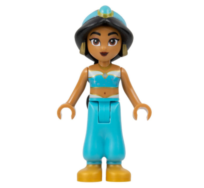 Lego Jasmine 43216 43215 Pearl Gold Shoes Aladdin Disney Princess Minifigure