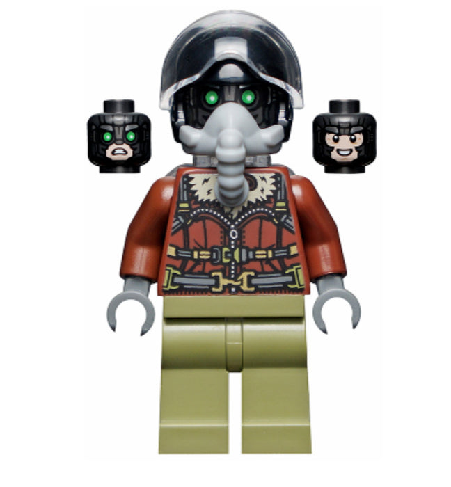 Lego Vulture 76195 Bomber Jacket & Aviator Oxygen Mask Super Heroes Minifigure