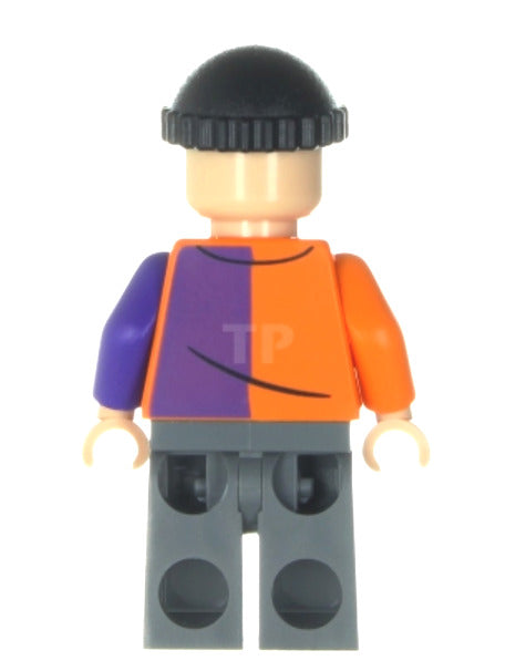 Lego Two-Face's Henchman 6864 Orange & Purple, Beard Super Heroes Minifigure