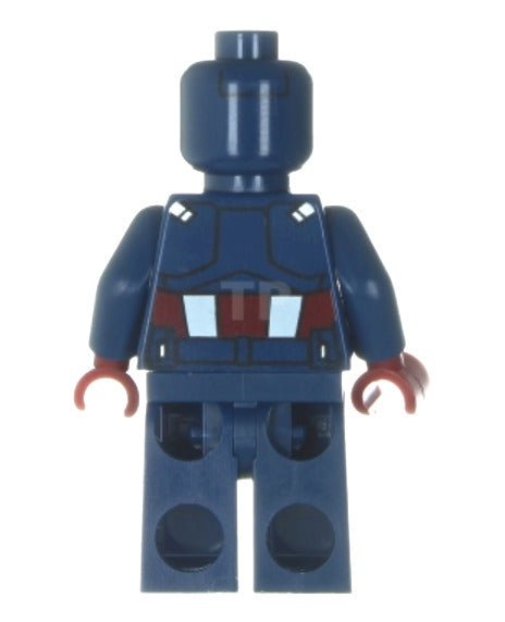 Lego Captain America 6865 Dark Blue Suit Super Heroes Avengers Minifigure