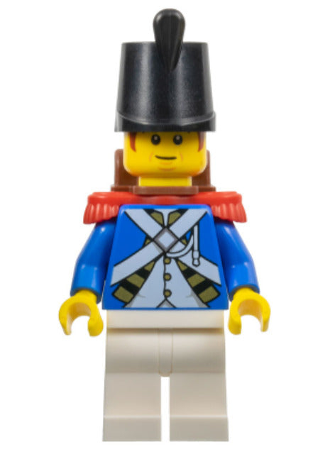 Lego Imperial Soldier IV 10320 Male Black Shako Hat Pirates IV Minifigure