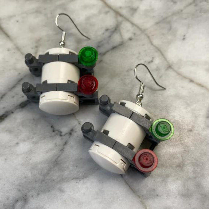 Brickohaulic Minikit Drop Earrings Handmade with LEGO® Bricks Parts