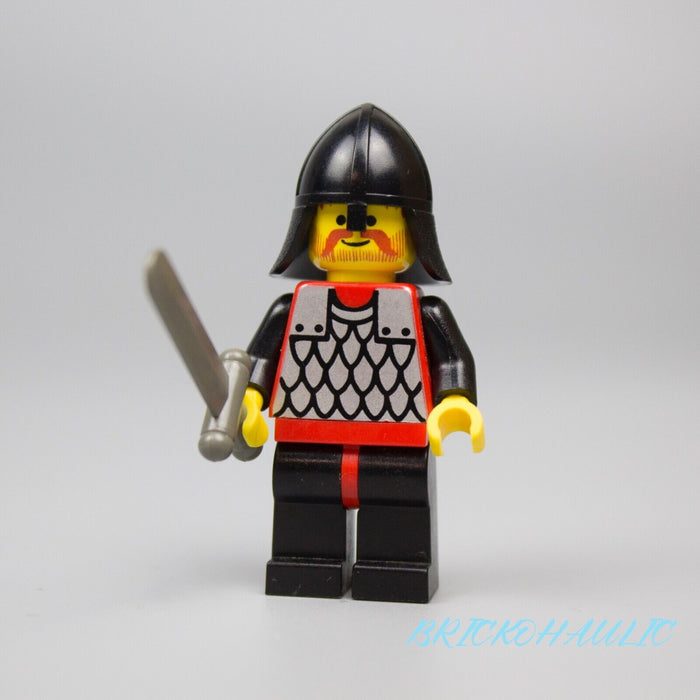 Lego Scale Mail Knight 1917 2890 6086 Black Knights Castle Minifigure