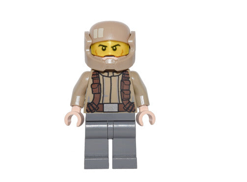 Lego Resistance Trooper 75140 Dark Tan Jacket Star Wars Minifigure