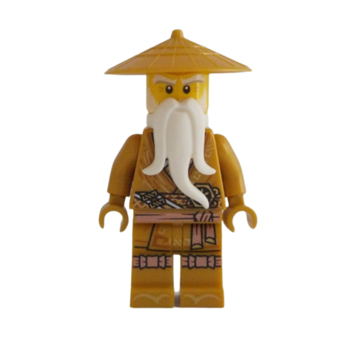 Lego Wu Sensei 4002021 Pearl Gold Robe White Beard NINJAGO Minifigure