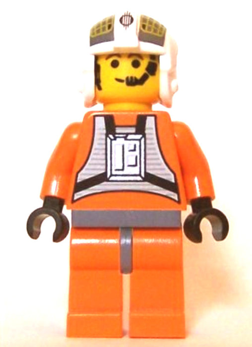 Lego Dutch Vander 7262 Pilot Y-wing, Dark Bluish Gray Hips Star Wars Minifigure