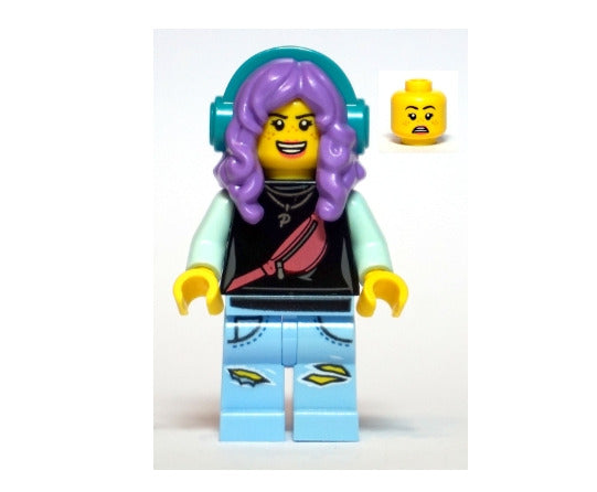 Lego Parker L. Jackson 70430 Black Top with Headphones Hidden Side Minifigure