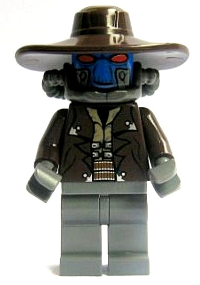 Lego Cad Bane 8128 8098 Dark Bluish Gray Hands and Legs Star Wars Minifigure