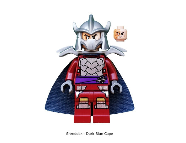 Lego Shredder 79101 Dark Blue Cape Teenage Mutant Ninja Turtles Minifigure