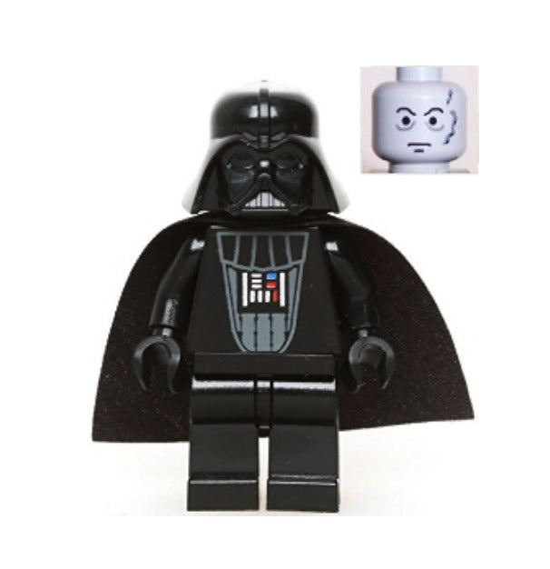 Lego Darth Vader 7262 10131 Light Bluish Gray Head Star Wars Minifigure