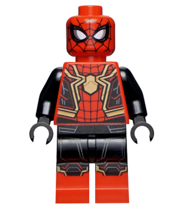 Lego Spider Man 76185 76261 Black & Red Suit Gold Spider Super Heroes Minifigure