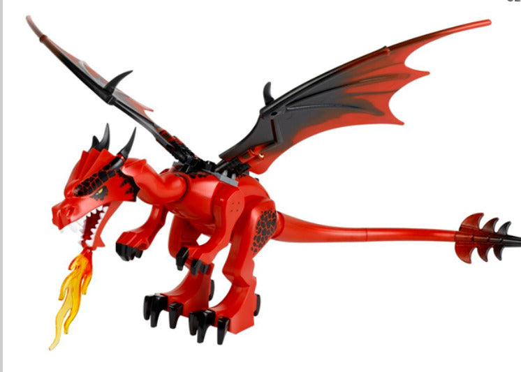 Lego Dragon 70403 Castle Red Head Dragon Mountain Animal Minifigure