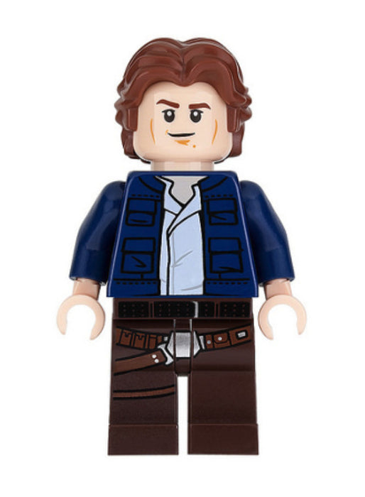 Lego Han Solo 75192 Wavy Hair Millennium Falcon Star Wars Minifigure