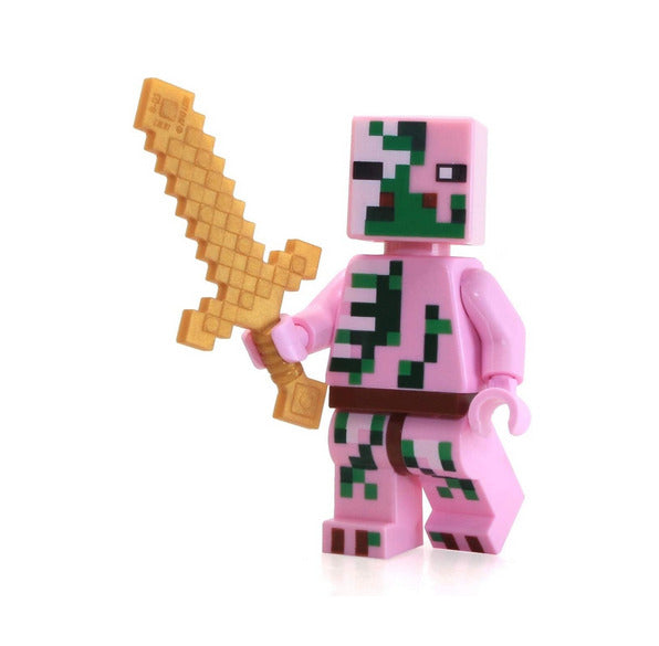 Lego Zombie Pigman 21122 21130 Minecraft Minifigure