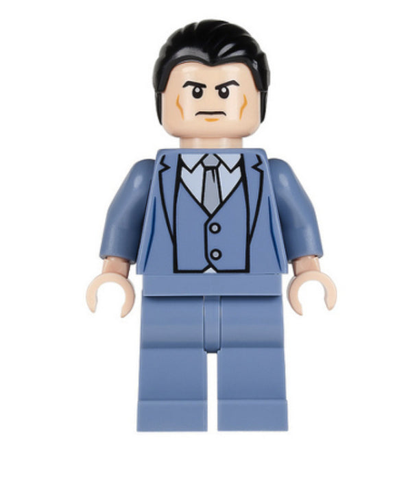 Lego Bruce Wayne 6860 Sand Blue Suit Super Heroes Minifigure