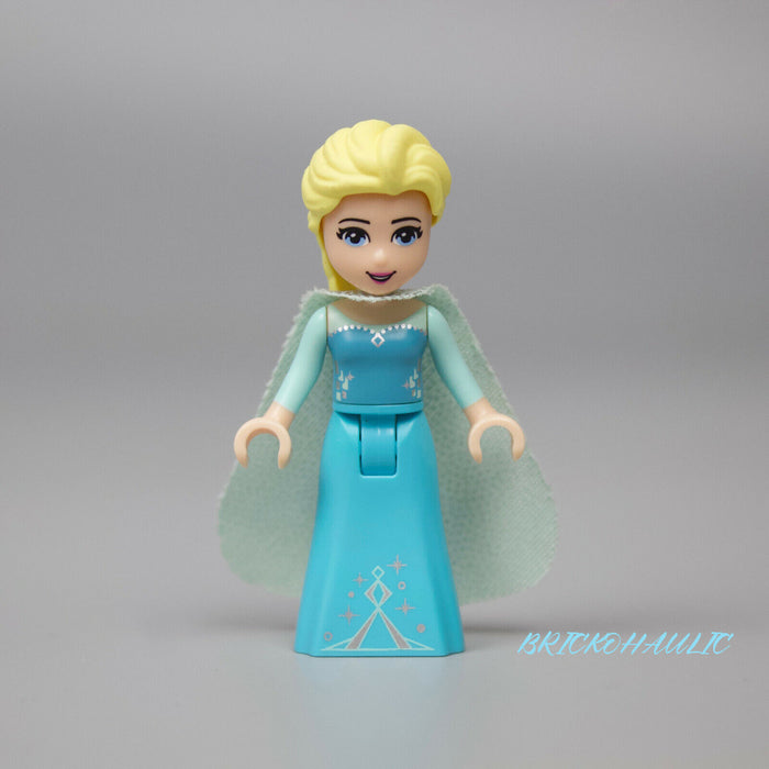 Leg Elsa 10736 Sparkly Light Aqua Cape Frozen Disney Princess Minifigure